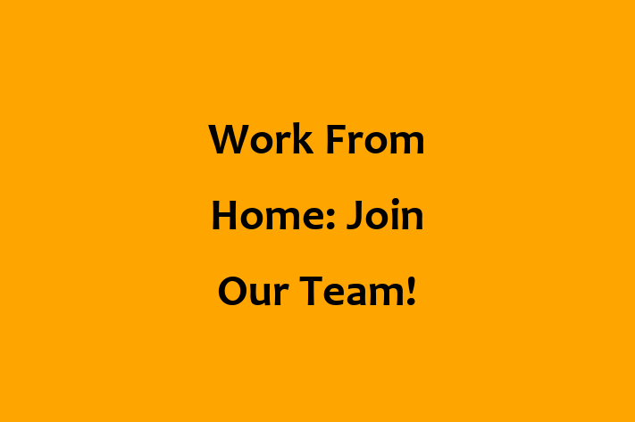 Work From Home Join Our Team