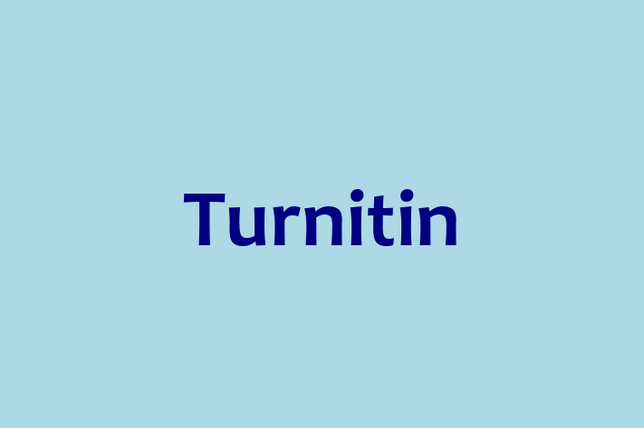 Digital Solutions Provider Turnitin