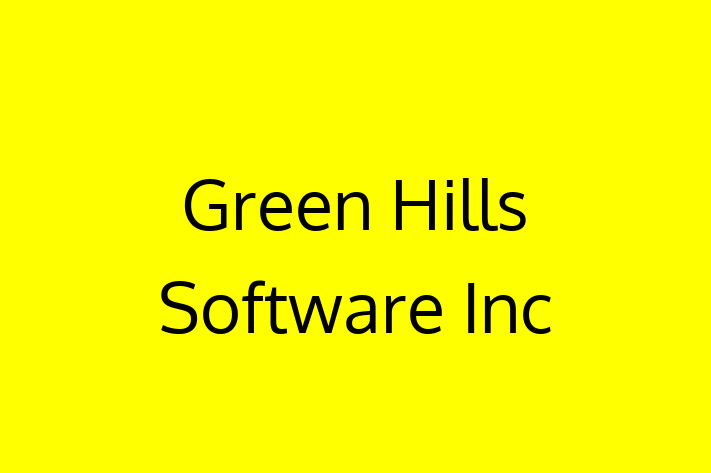 Software Solutions Provider Green Hills Software Inc