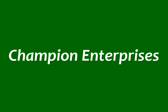 Employee Relations Champion Enterprises