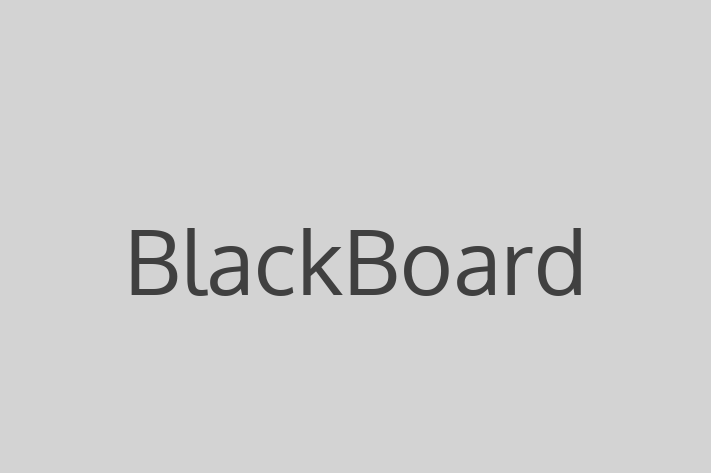 IT Company BlackBoard