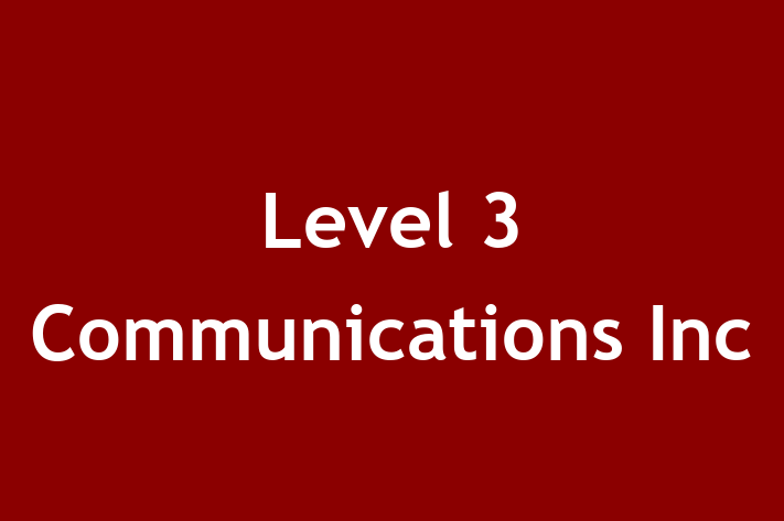 Software Development Firm Level 3 Communications Inc