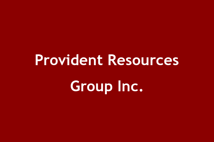 Staff Management Provident Resources Group Inc.