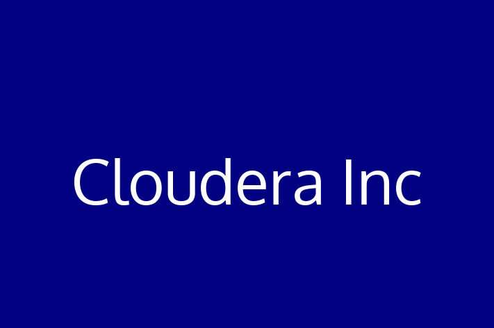 Software Engineering Company Cloudera Inc