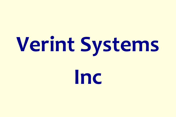 Software Services Company Verint Systems Inc