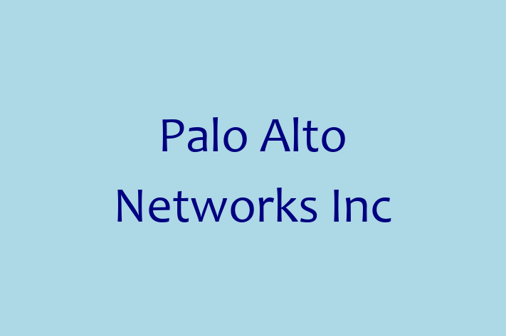 IT Company Palo Alto Networks Inc