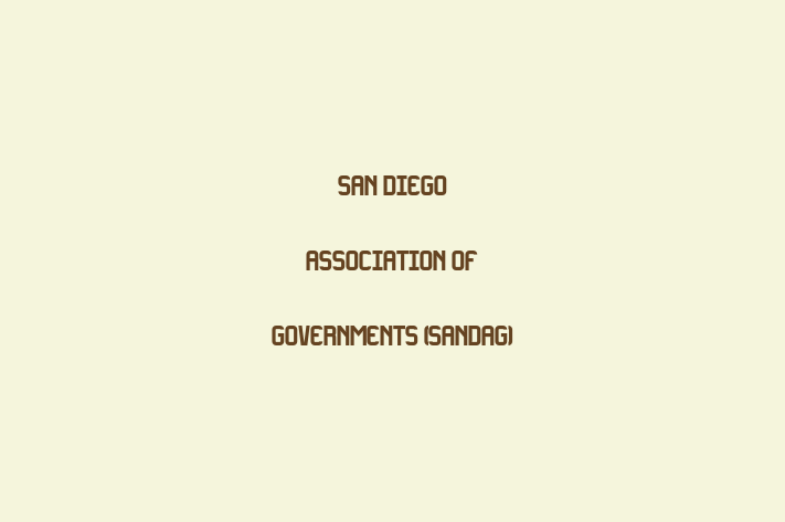 Software Solutions Provider San Diego Association of Governments SANDAG