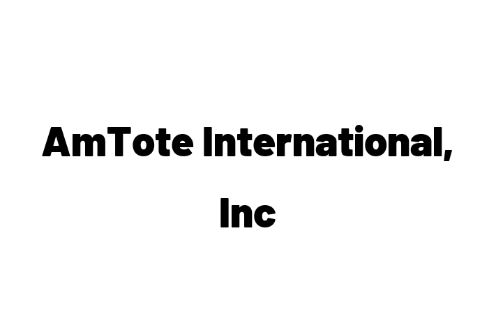 Technology Solutions Firm AmTote International Inc