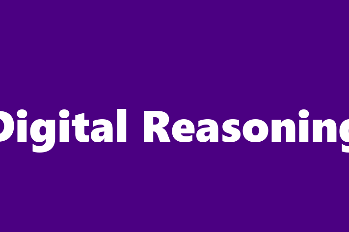 Software Services Company Digital Reasoning