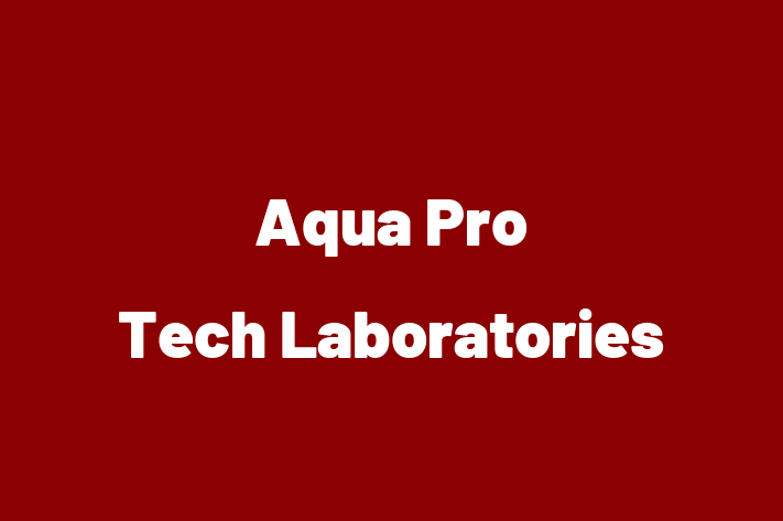 Software Services Company Aqua Pro Tech Laboratories