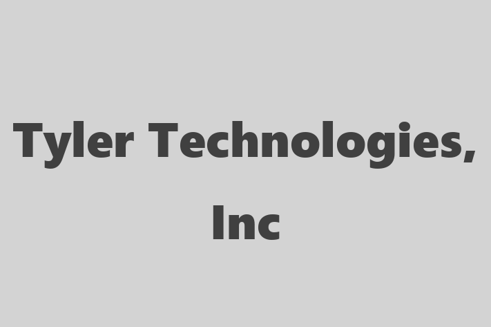 Software Consultancy Tyler Technologies Inc