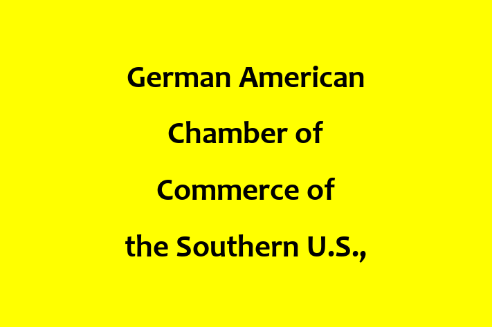 Tech Solutions Company German American Chamber of Commerce of the Southern U.S. Inc.