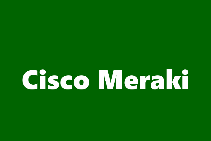 Application Development Company Cisco Meraki