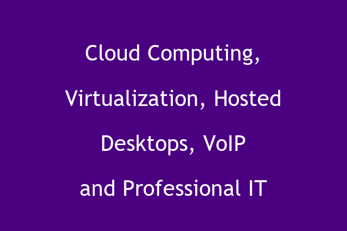 Software Services Company Cloud Computing Virtualization Hosted Desktops VoIP and Professional IT Services Olafe