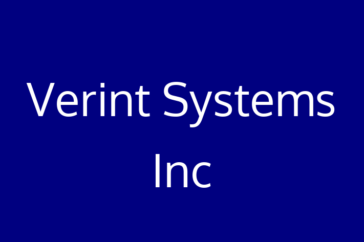 Software House Verint Systems Inc