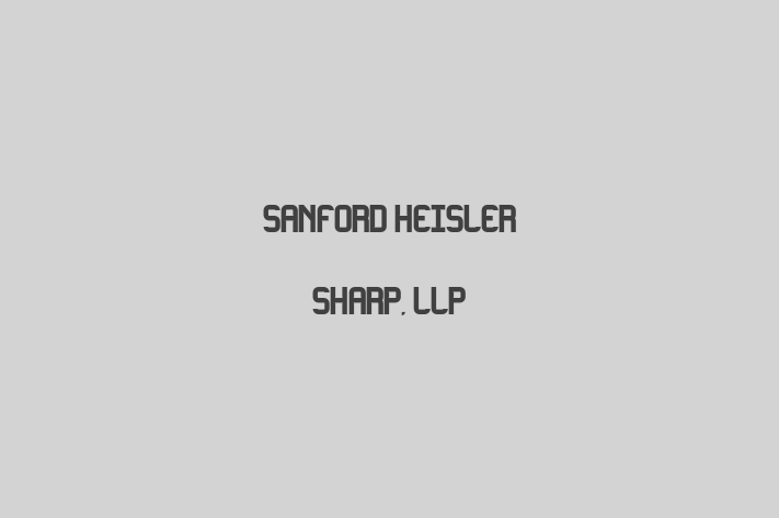 Human Resource Management Sanford Heisler Sharp LLP