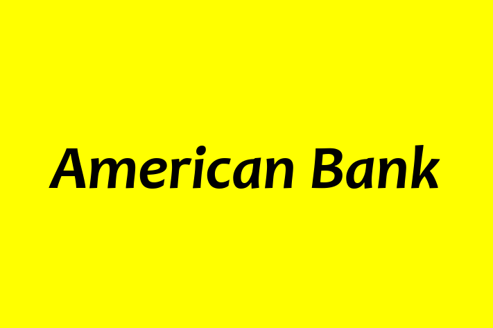 Talent Management American Bank