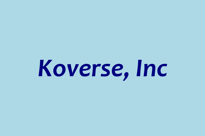 Technology Company Koverse Inc