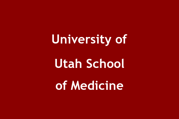 Talent Management University of Utah School of Medicine