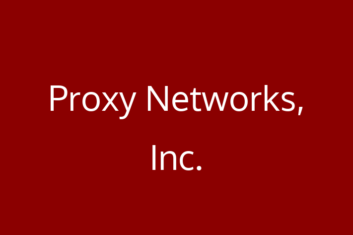 Software Services Company Proxy Networks Inc.