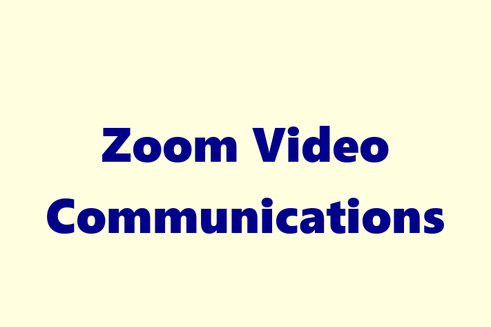 Software Development Company Zoom Video Communications