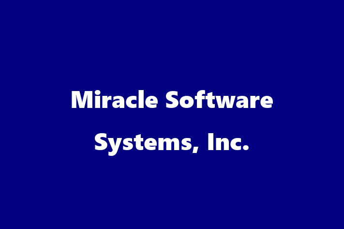 Tech Firm Miracle Software Systems Inc.