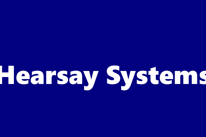 Software House Hearsay Systems