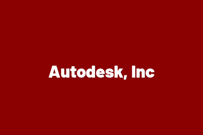 Digital Solutions Provider Autodesk Inc