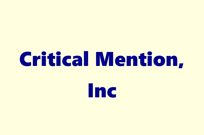 Technology Company Critical Mention Inc