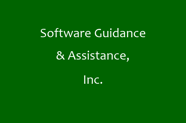 Digital Solutions Provider Software Guidance  Assistance Inc.