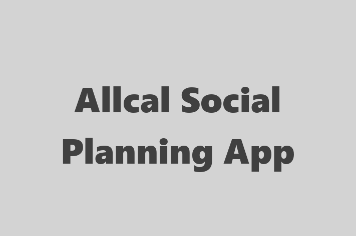 Software Firm Allcal Social Planning App