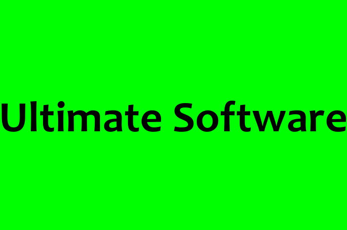 Software Development Company Ultimate Software