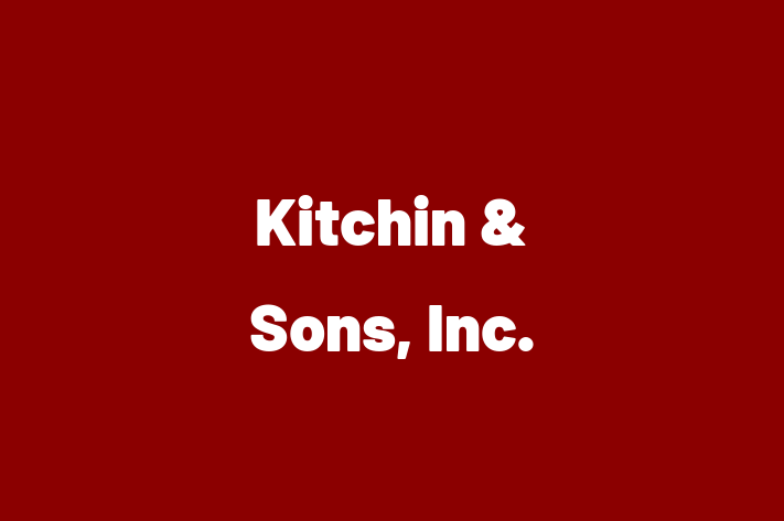 Software Services Company Kitchin  Sons Inc.