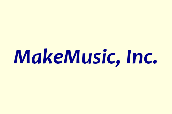 IT Company MakeMusic Inc.