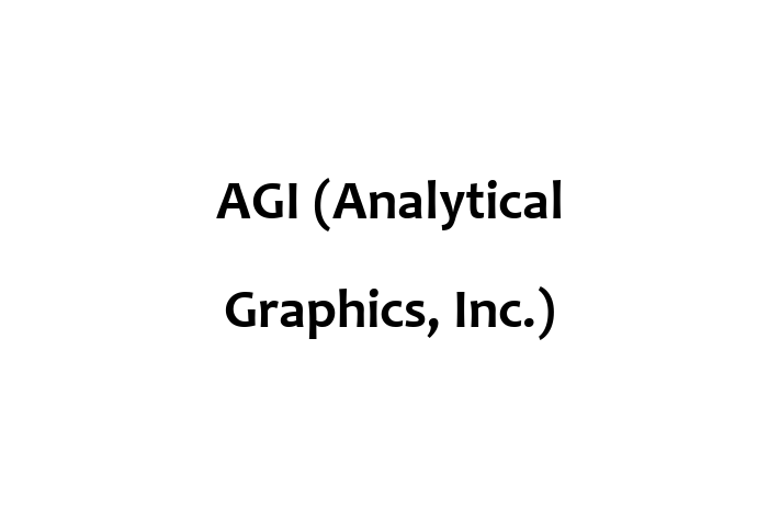 Application Development Company AGI Analytical Graphics Inc.