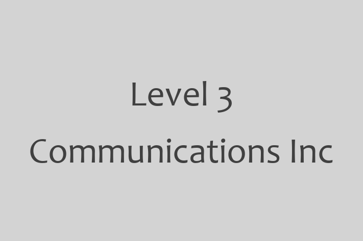 Application Development Company Level 3 Communications Inc