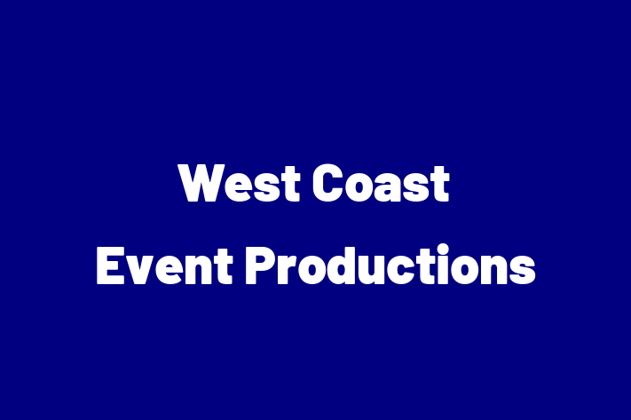 Tech Firm West Coast Event Productions