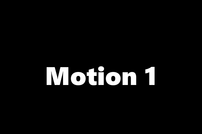 Software Solutions Provider Motion 1