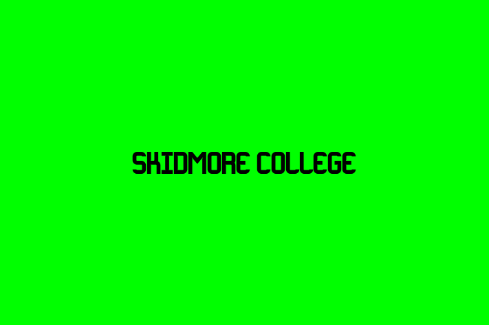 Employee Resource Management Skidmore College