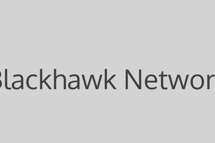 Software Engineering Company Blackhawk Network