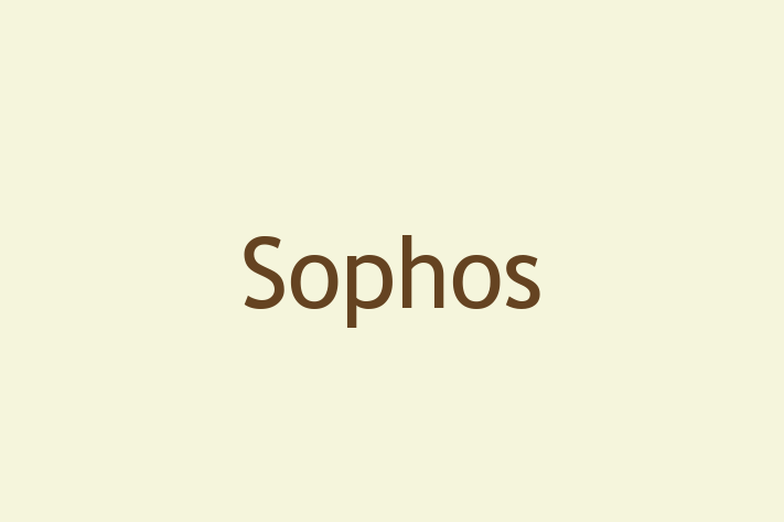 Technology Solutions Firm Sophos