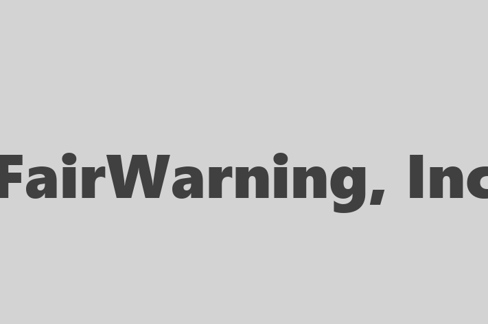 Software Solutions Provider FairWarning Inc