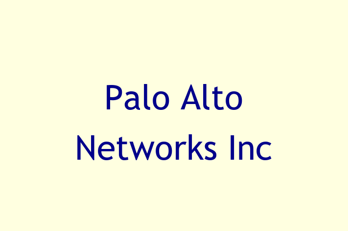 Software House Palo Alto Networks Inc