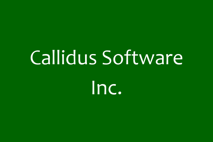 Technology Solutions Firm Callidus Software Inc.