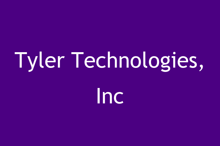 IT Company Tyler Technologies Inc