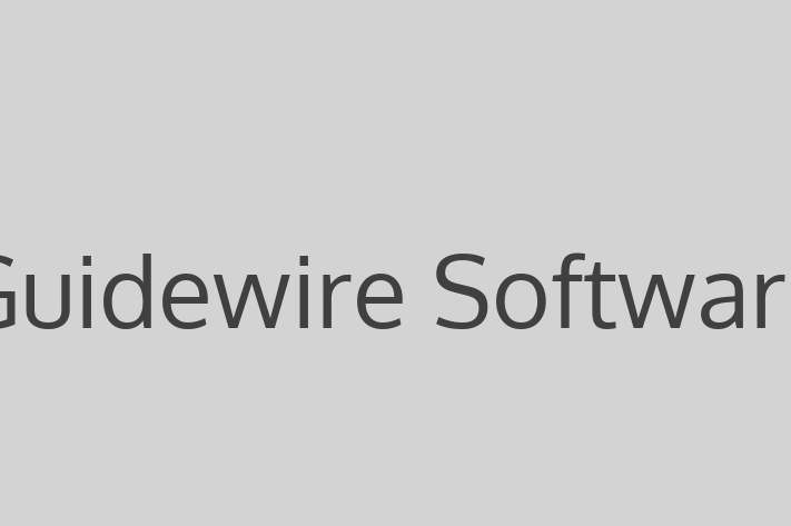 Tech Solutions Company Guidewire Software