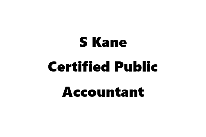 Chartered Accountant CA S Kane Certified Public Accountant