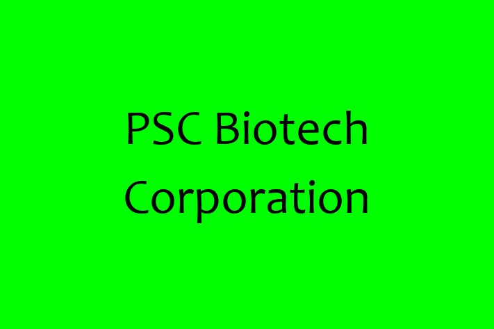 Digital Solutions Provider PSC Biotech Corporation