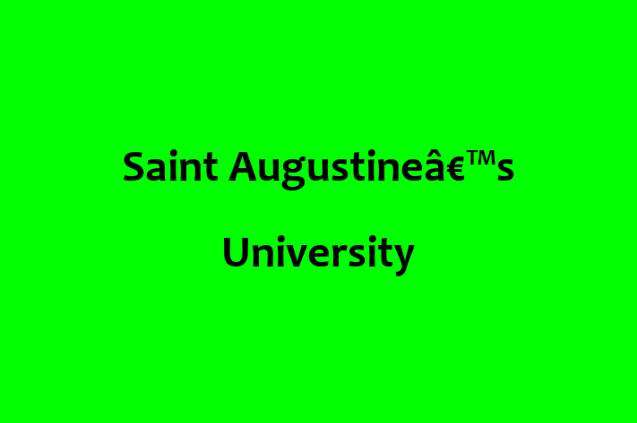 Human Resource Management Saint Augustines University