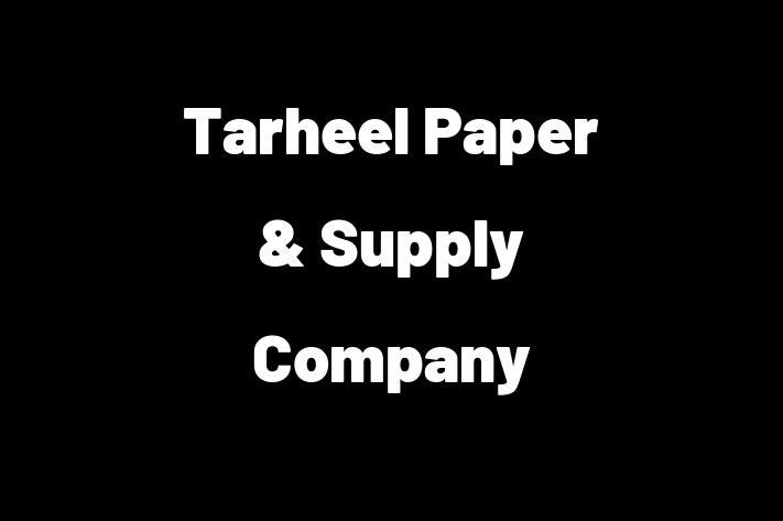 Employee Resource Management Tarheel Paper Supply Company